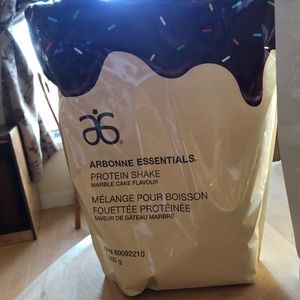 Protein shake marble cake flavor